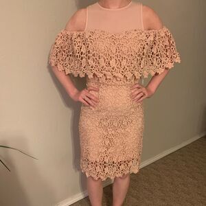 J. O. A. Los Angeles‎ sleeveless peach dress, size small